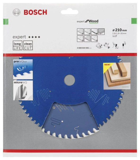 Bosch - Expert Serisi Ahşap için Daire Testere Bıçağı 210*30 mm 56 Diş - 2