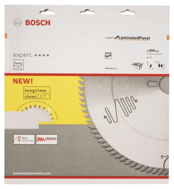 Bosch - Expert Serisi Lamine Panel için Daire Testere Bıçağı 300*30 mm 96 Diş - 2