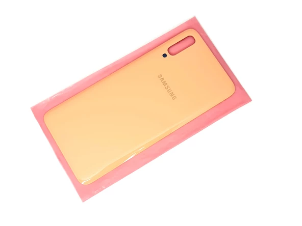Samsung Galaxy A70 A 705 Arka Pil Batarya Kapağı + PİL TURUNCU - Resim 2