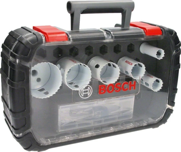 Bosch - Yeni Progressor Serisi Delik Açma Testeresi (Panç) Seti 9 Parça Ø 22-29-35-44-51-64 mm