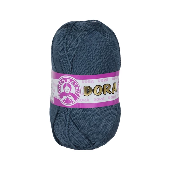 Ören Bayan Dora Örgü İpi - Kömür Mavi - 1 Adet - ( Renk Kodu : 018 ) ürün görseli 1