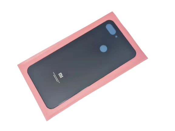 Xiaomi Mi 8 Lite Arka Pil Kapağı (CAM) SİYAH ürün görseli 1