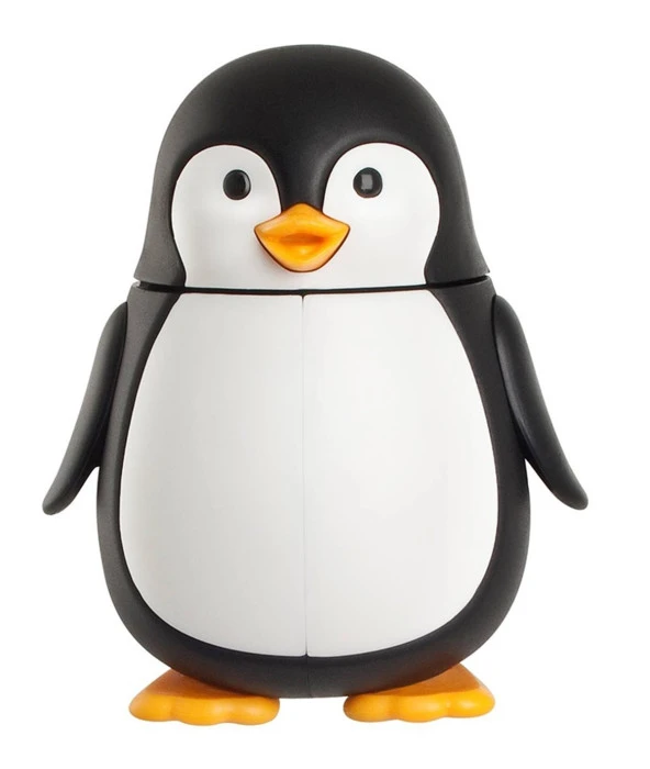 Flipper Animal Serisi Diş Fırçası Kabı-Penguen