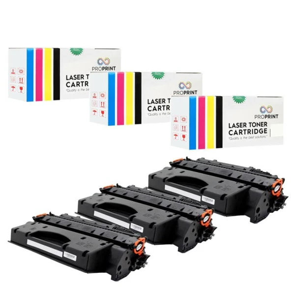 TKPrint 3 ADET CRG-719H Canon LBP6300DN Muadil Toner