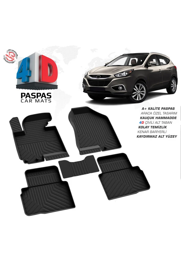 Hyundai ix35 4D Havuzlu Paspas 2010 - 2017 Model ürün görseli 1