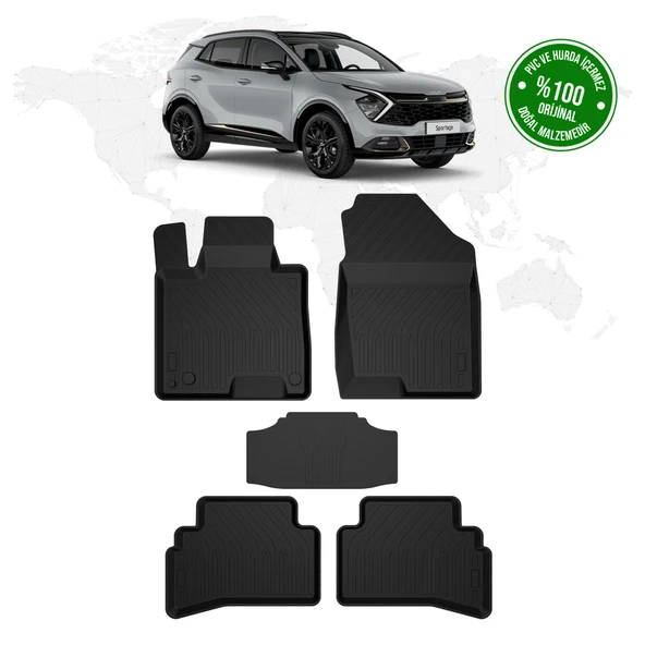 Kia Sportage 4d Havuzlu Paspas 2022 Model Ve Sonrası ürün görseli 1