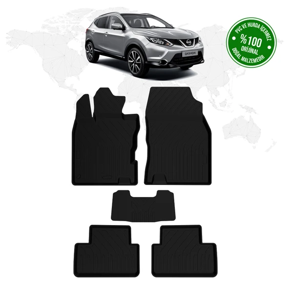 Nissan Qashqai 4D Havuzlu Paspas 2014 - 2021 Model ürün görseli 1