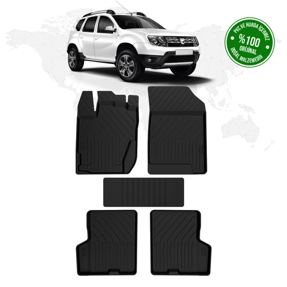 Dacia Duster 4D Havuzlu Paspas 2010 - 2017 Model ürün görseli 1