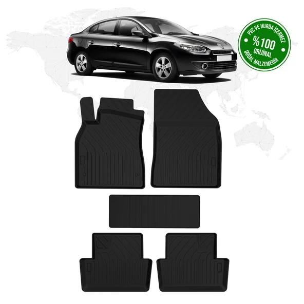 Renault Fluence 4D Havuzlu Paspas 2010 Model Ve Sonrası ürün görseli 1