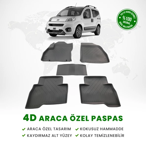 Fiat Fiorino 4D Havuzlu Paspas 2008 Model Ve Sonrası