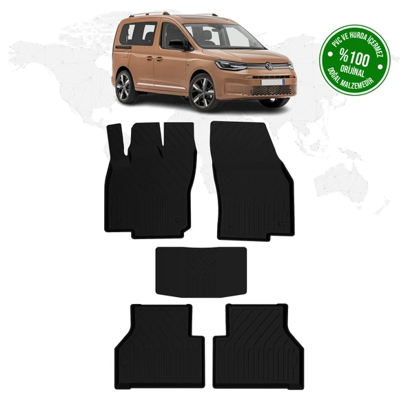 Volkswagen Caddy 4D Havuzlu Paspas 2020 Model Ve Sonrası ürün görseli 1