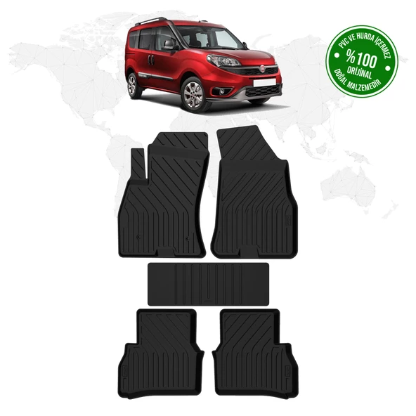 Fiat Doblo 4D Havuzlu Paspas 2015 - 2023 Model ürün görseli 1