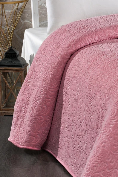 3 Kg Embos Baskılı Pamela Kalın Çift Kişilik Battaniye 230x240 Cm - 7