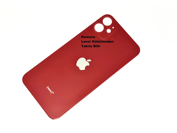 iPhone 11 Arka Kapak (CAM) Kırmızı