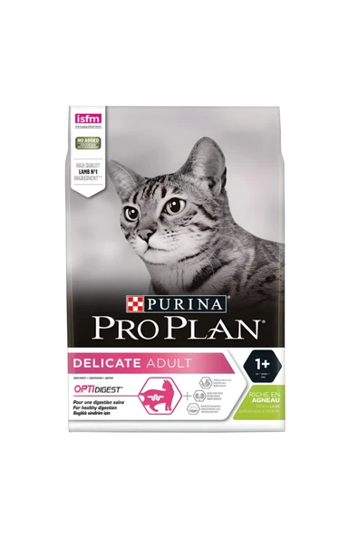 Pro Plan Delicate Yetişkin Kuzulu Kedi Maması 10 Kg - 2