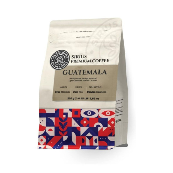 Sirius Premium Filtre Kahve Guatemala 250 Gr