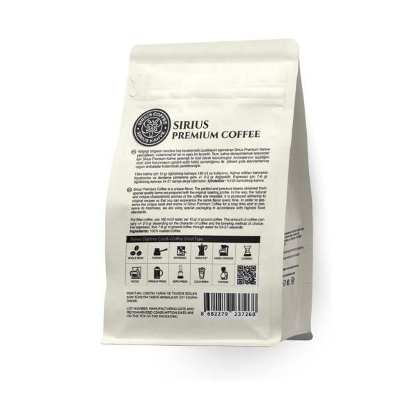Sirius Premium Filtre Kahve Guatemala 250 Gr - 2