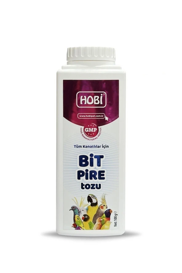 HOBİ Hobi Kanatlılar İçin Bit Pire Tozu 100 Gr