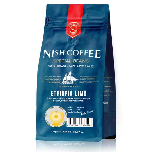 Nish Filtre Kahve Ethiopia Limu 250 Gr