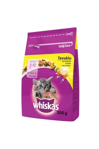 Tavuklu Kuru Yavru (2-12 AYLIK) Kedi Maması 300 gram (14 ADET) - 2