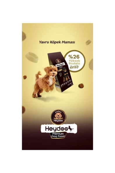 Heydoo Kuzu Etli Yavru Köpek Maması 15 Kg - 3