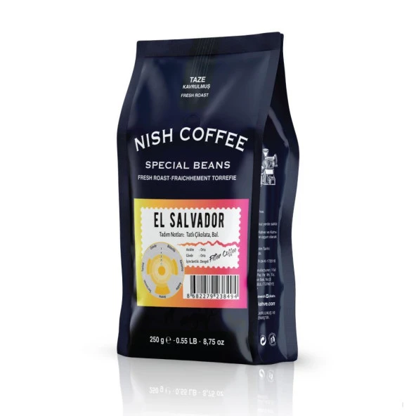 Nish Filtre Kahve El Salvador 250 Gr