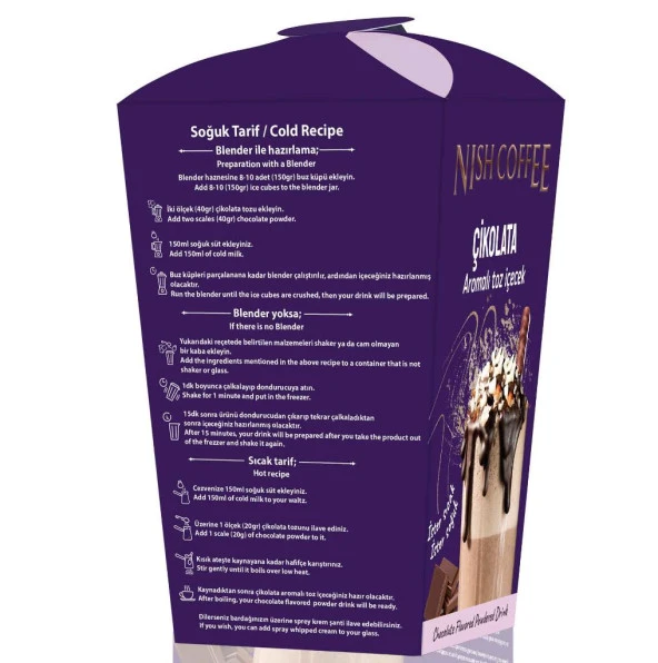 Nish Çikolata Aromalı Toz İçecek 250 Gr - 2