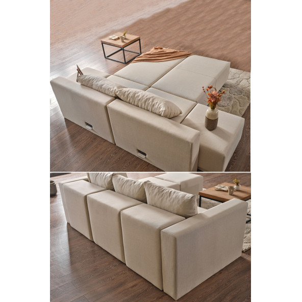 Kagu Corner Poly-large Köşe Takımı-kanepe-yatağı-tv Ve Dinlenmesi 5 Farklı Model Tek Ürün - 4