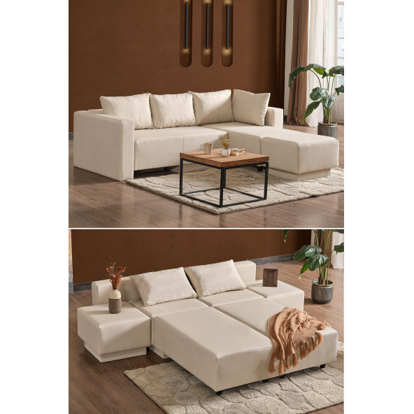 Kagu Corner Poly-large Köşe Takımı-kanepe-yatağı-tv Ve Dinlenmesi 5 Farklı Model Tek Ürün - 7