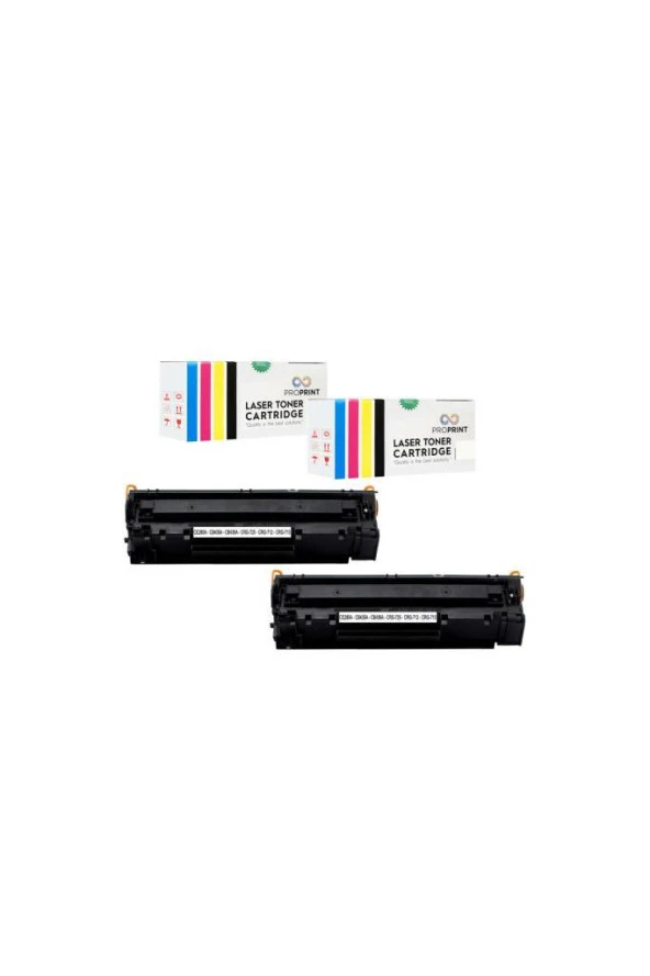 TKPrint M1214 M1214NFH M1217 2 ADET Muadil Toner 85A CE285A - 2
