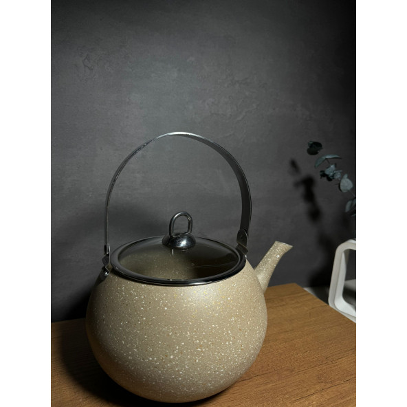 GRANİT ÜSTTEN TUTMA BİTKİ ÇAY DEMLİĞİ 3 LT - 5