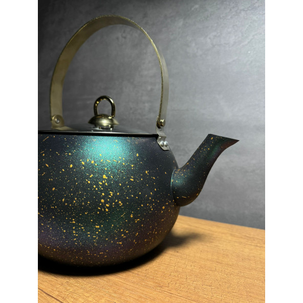 GRANİT ÜSTTEN TUTMA BİTKİ ÇAY DEMLİĞİ 3 LT - 4