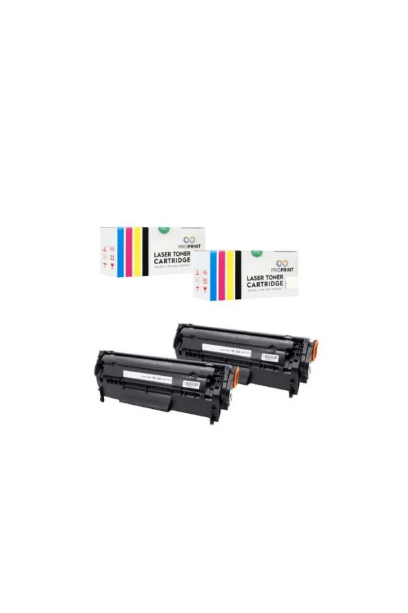 TKPrint 3015 3020 3030 2 ADET Muadil Toner 12A Q2612A - 2