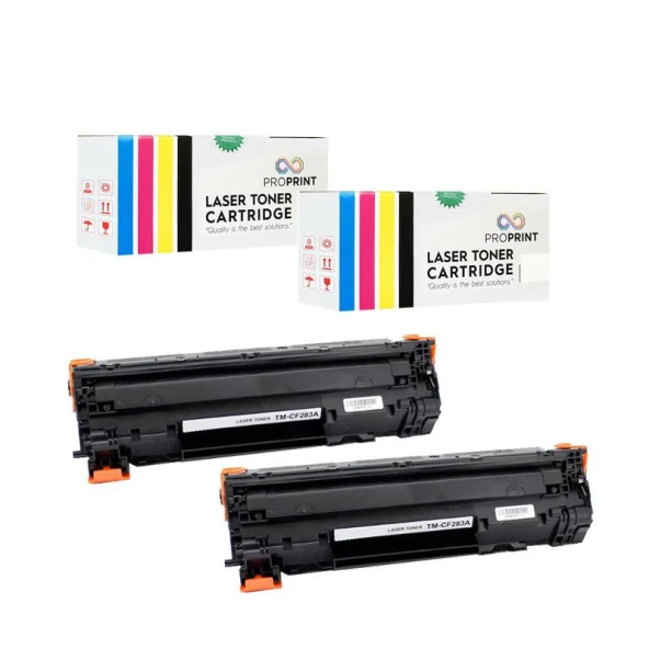 TKPrint 2 ADET CF283A HP LaserJet Pro M127fn Muadil Toner