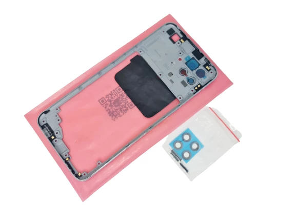 Oppo Reno 4 Lite kasa Arka Pil Kapağı FULL TAMİR SETİ BEYAZ - Resim 2