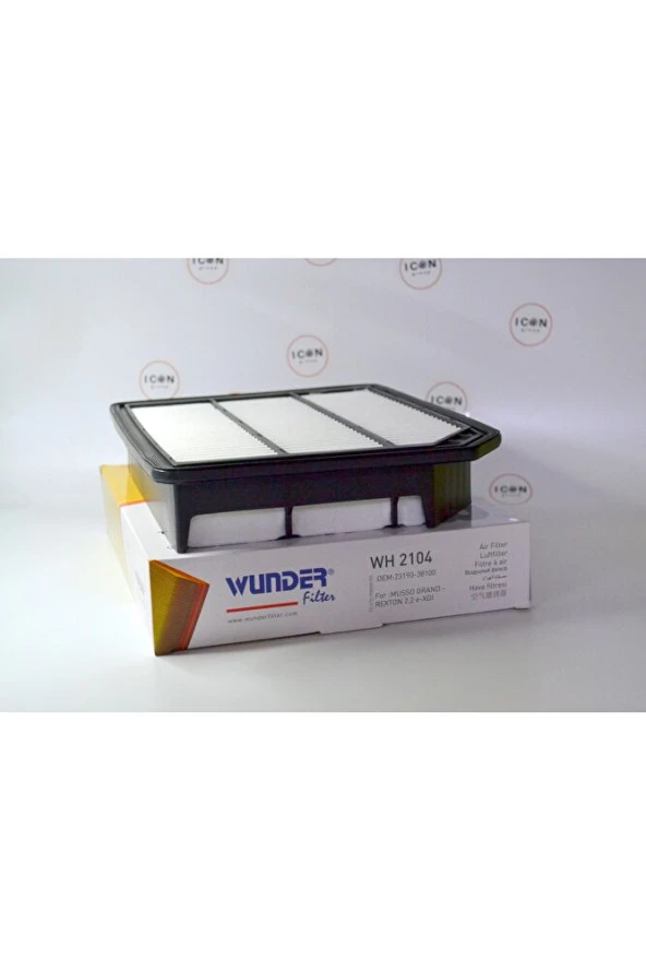 Icon Group - Ssangyong Musso Grand - Rexton 2.2 E-xdi Hava Filtresi - Wh 2104 - Resim 2