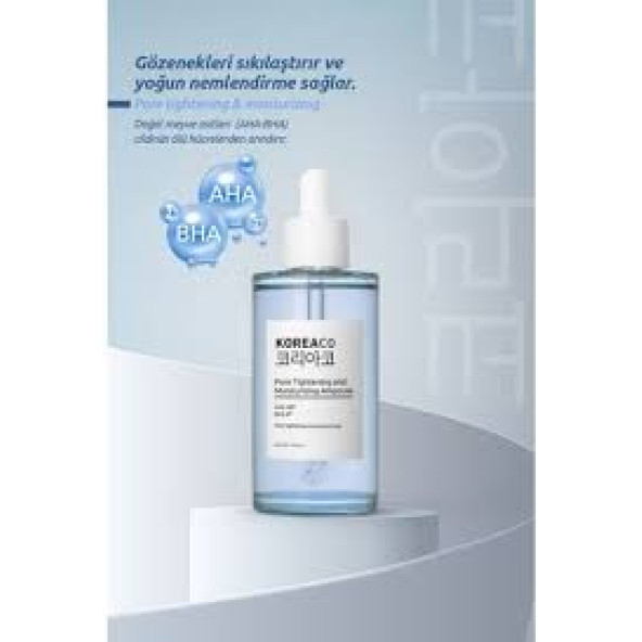 Koreaco Aha & Bha Canlandırıcı & Gözenek Sıkılaştırıcı Ve Nemlendirici (Aha10-Bha2) Ampoule - Resim 3