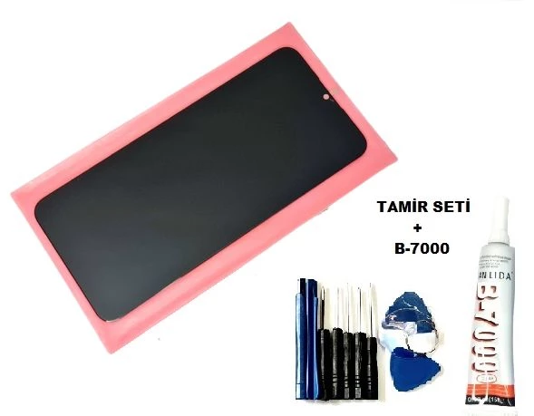 Samsung Galaxy A03 (A035F) Lcd Ekran Dokunmatik ORJİNAL (B-7000+Tamir Seti)
