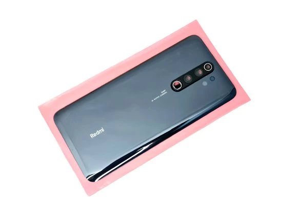 Xiaomi Redmi NOTE 8 PRO Arka pil Batarya Kapağı (Cam Lensli) Siyah