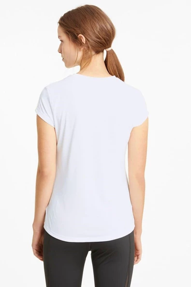 Puma Active Tee - Kadın Beyaz Spor T-shirt - 586857 02 - 2