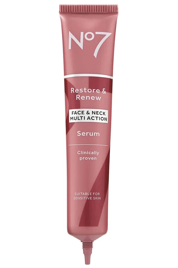 No7 Restore & Renew Yüz ve Boyun Serumu 15ML