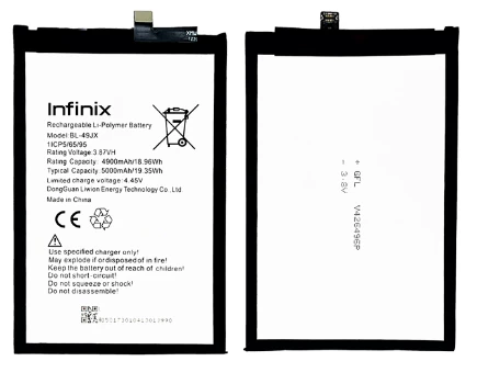 Tkgz Infinix HOTE 10 PRO Batarya Pil Sıfır Orijinal