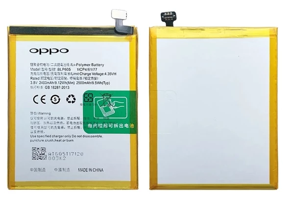 Tkgz Oppo F1 Batarya Pil Sıfır Orijinal