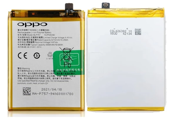 Tkgz Oppo Realme 6İ Batarya Pil Sıfır Orijinal