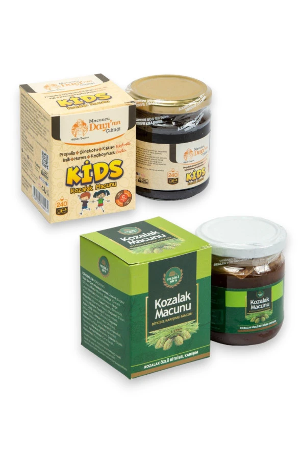 meşir i şifa Kids Ekstreli Özlü Macunu 240 gr Kozalak Macunu 240 gr