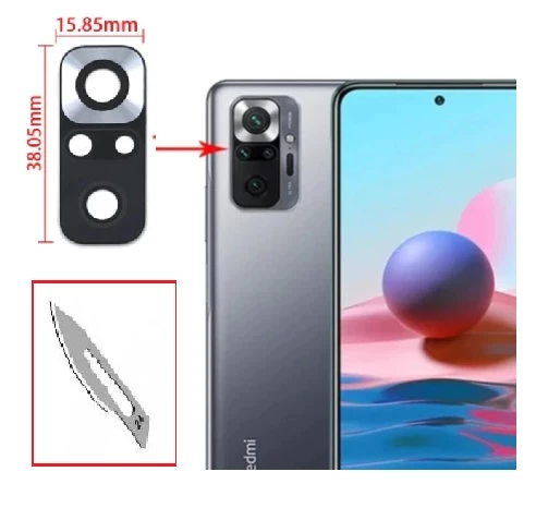 Tkgz Xiaomi NOTE 10 PRO Arka Kamera CAM Lensi + Bistüri Ucu ürün görseli 1
