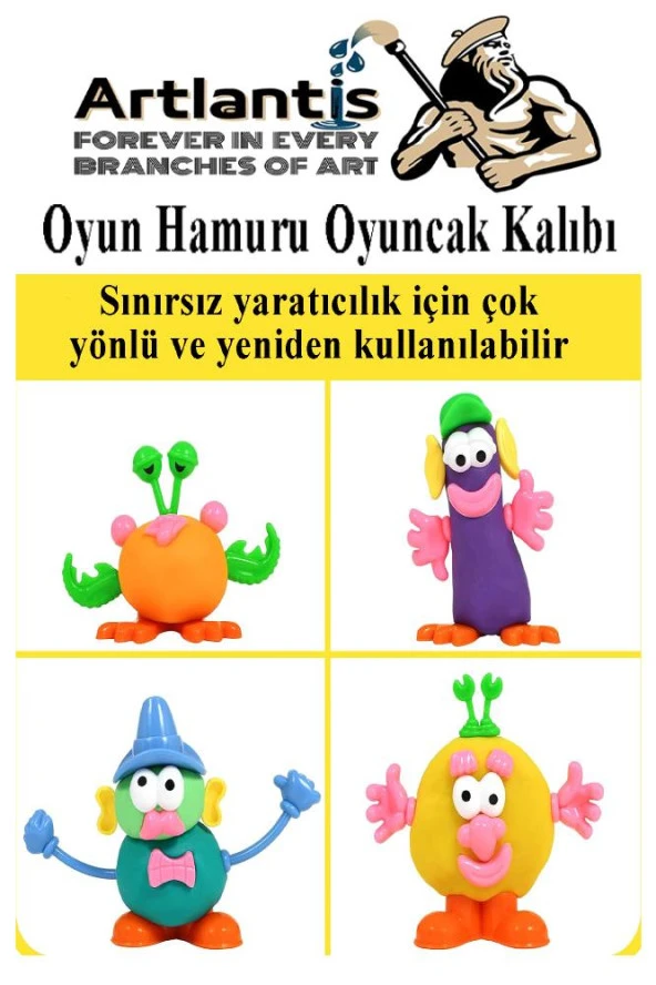 Oyun Hamuru Oyuncak Kalıbı 1 Paket Oyun Hamuru Aksesuarları Seti - 2