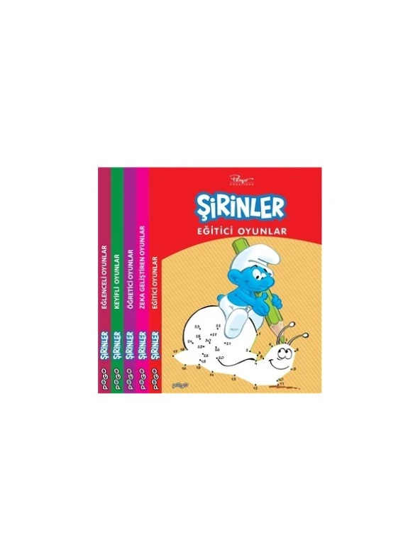 Şirinler Oyun Kitapları Seti (5 Kitap Takım)