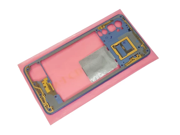 Samsung Galaxy M52 KASA Arka Pil Batarya Kapağı (Orijinal) Mavi - 3