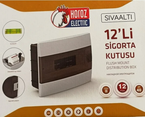 Horoz 12 li Sıva Altı Sigorta Kutusu - Resim 2